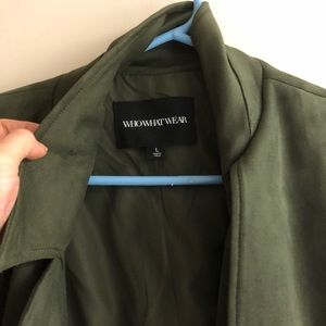 Beautiful dark green coat over